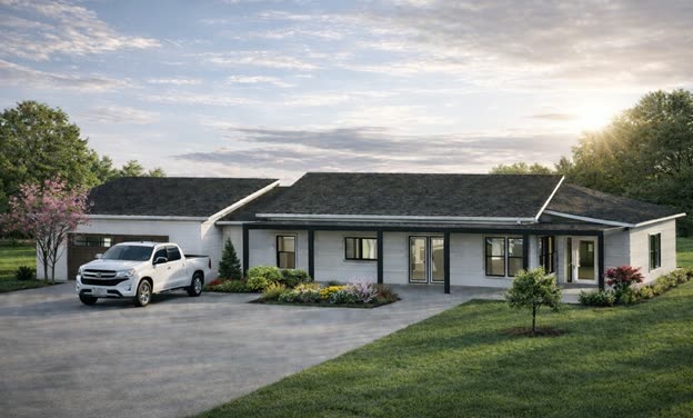 Crossline House — 2055 sq ft custom home, $524,025